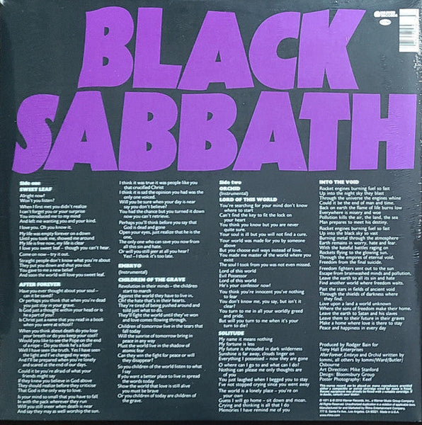 Black Sabbath - Master Of Reality (VINYL) | Mint (M) Mint (M)