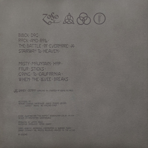 Led Zeppelin - Untitled (Vinyl) | Mint (M) Mint (M)