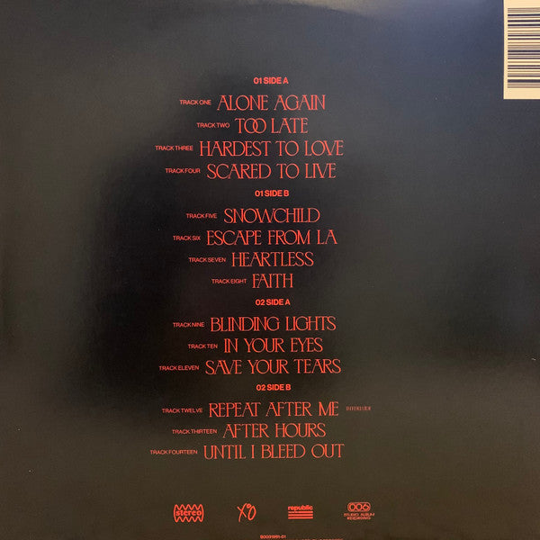 The Weeknd - After Hours (2xVINYL) | Mint (M) Mint (M)
