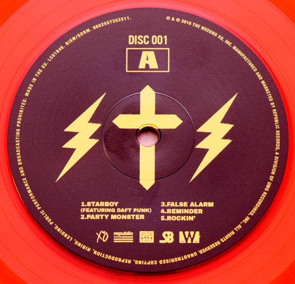 Starboy (2x Red Translucent Vinyl) | Mint (M) Mint (M)